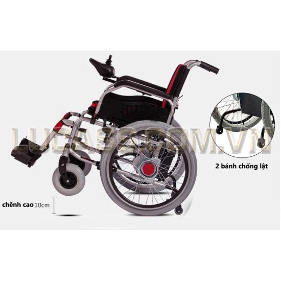Xe lăn điện lucass xe-110a cho người già người khuyết tật - ảnh sản phẩm 5