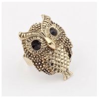 Personality Owl Ring for Women Vintage Punk Finger Rings Delicate Adjustable Open Rings