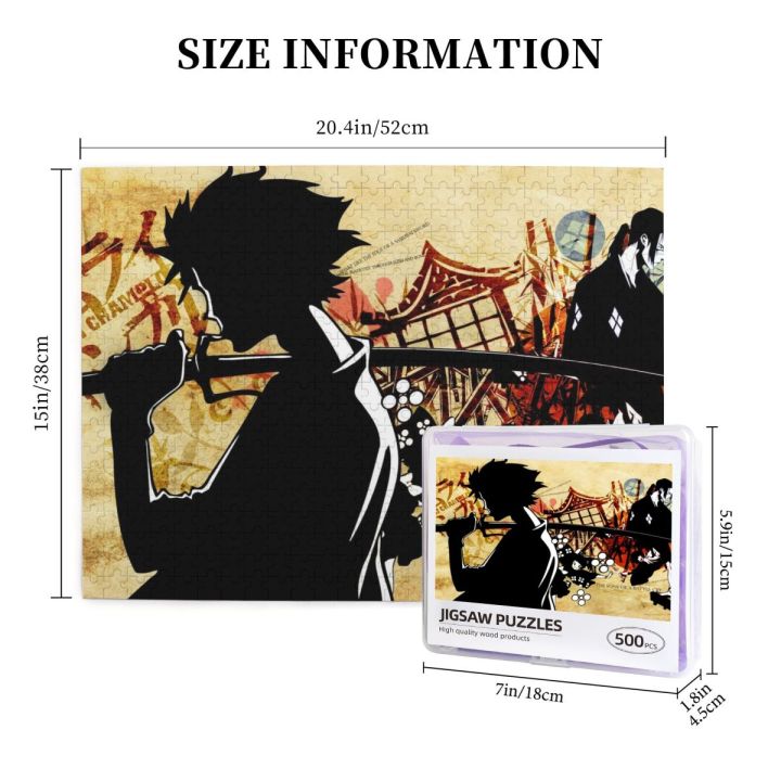 samurai-champloo-wooden-jigsaw-puzzle-500-pieces-educational-toy-painting-art-decor-decompression-toys-500pcs