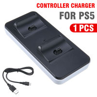 แบบพกพา Dual Controller USB Charger Dock Wireless Handle แท่นชาร์จสำหรับ PS5 Controllers