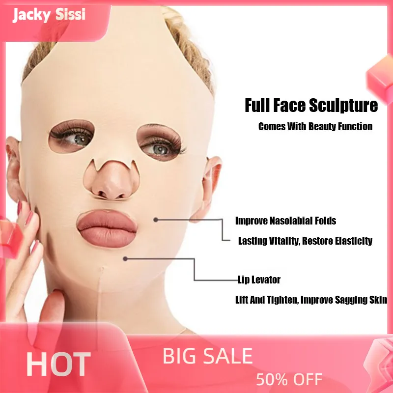 Jacky Face Lift V Shaper Facial Slimming Bandage Chin Cheek Belt Anti  Wrinkle Strap