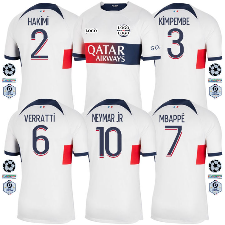 14.88 - PSG Away Jersey 23/24 Paris Saint-Germain Football Kit 2023 2024  Soccer Team Shirt 