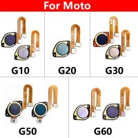 Original For Motorola Moto G10 G20 G30 G50 G60 Fingerprint Sensor Home Return Key Menu Button Flex Ribbon Cable