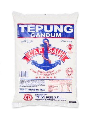 CAP SAUH TEPUNG GANDUM 1KG / 1 CARTON | Lazada