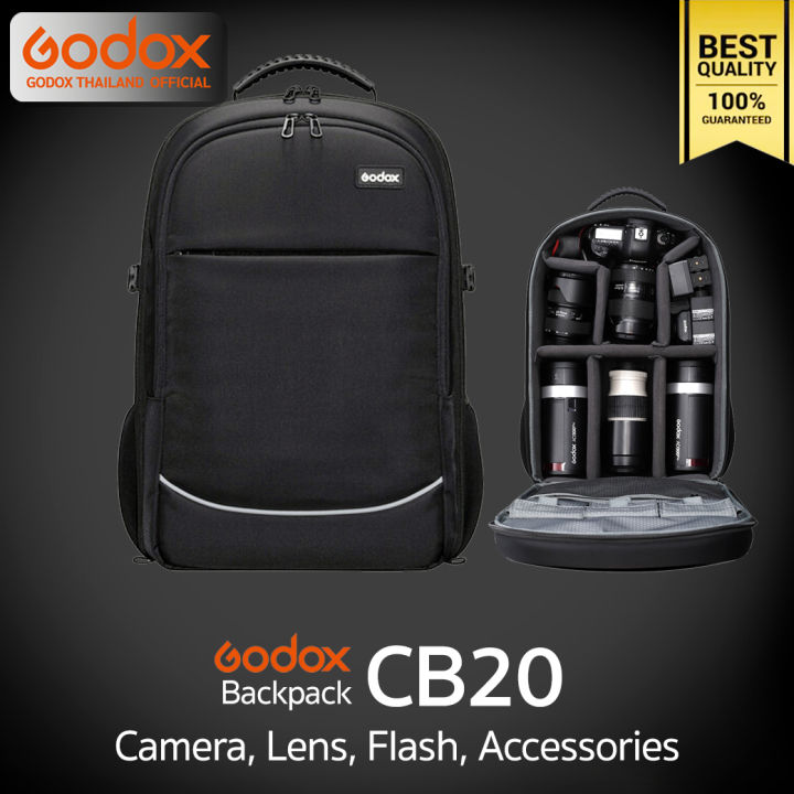 godox-bag-cb20-backpack-for-camera-flash-accessories-กระเป๋ากล้อง-กระเป๋าไฟ