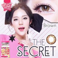 ?️มีค่าสายตา?️ Kitty Kawaii The Secret Gray Brown?️ยี่ห้อคิตตี้คาวาอิ กรองแสง เลนส์มินิ ลายสวย ค่าอมน้ำ 55% ขายดีมาก  คอนแทคเลนส์