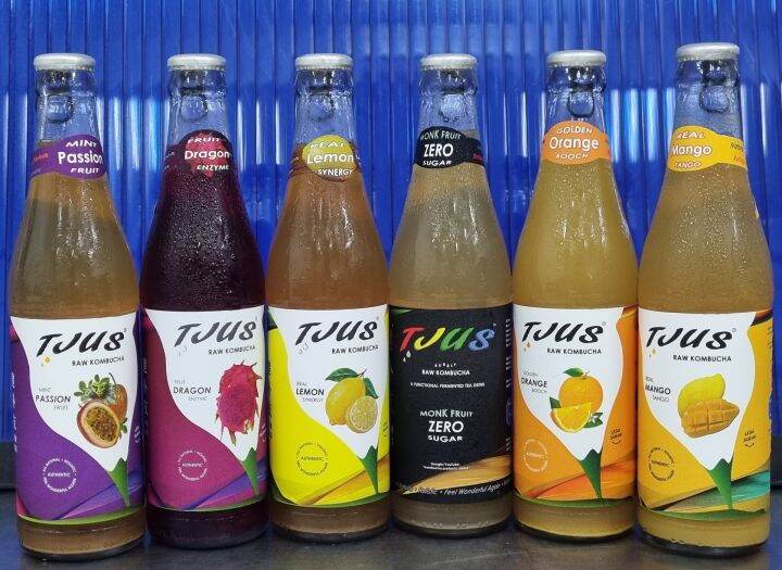 TJUS Kombucha Dragon Fruit Enzyme Carton Of 12x325ml Bottles Lazada
