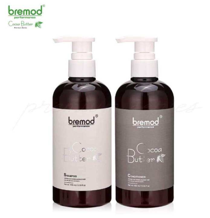 Original Bremod Premium Cocoa Butter Hair Shampoo and Conditioner