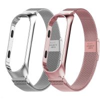 Dla Amazfit Band 5 pasek na rękę metalowa bransoletka bezśrubowa stal nierdzewna MIband dla Mi Band 5 6 pasek opaski Pulseira