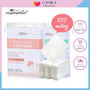 Bông tẩy trang Laneila chính hãng bông cotton túi 222 miếng 3 lớp làm sạch