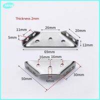 ☊☁☾ Furniture Door Cabinet Screens Brackets 90 Degree Angle Stainless Steel Joint Bracket Fastener Fixing Right Angle Corners Brace