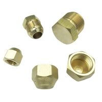 Brass Air Conditioner 7/16 5/8 3/4 7/8 17/16 UNF Male Female Thread Plug End Cap Closed Pipe Fitting Adapter Valves