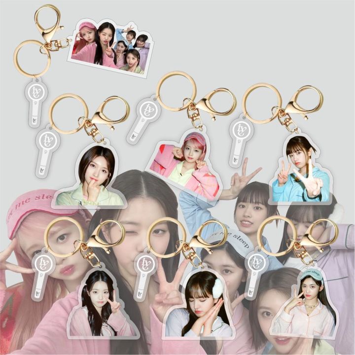 Jason IVE acrylic keychain Yujin Gaeul Wonyoung LIZ Rei Leeseo pendant ...