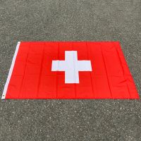 aerlxemrbrae flag Swiss Flag NEW 100% Polyester Switzerland Flag 3x5 ft Flag