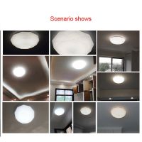 ZZOOI 220V LED ceiling light fixture diamond shaped lamp for corridor living room kitchen bedroom