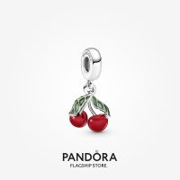 Official Store Pandora Asymmetrical Cherry Fruit Dangle Charm