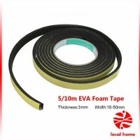 เทปฟองน้ำ เทปโฟม EVA  กันเสียงสําหรับติดประตูหน้าต่าง  เทปหน้าเดียว EVA foam tape