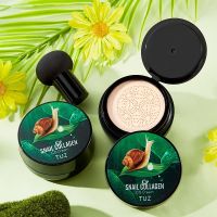 Snail Collagen Mushroom Head Air Cushion CC Cream Natural Moisturizing Foundation Whitening Makeup BB Cream Cosmetics TSLM1