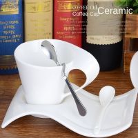 hotx【DT】 Espresso Cup European Mug with and Holder Bar Supplies Room Drinking Utensils