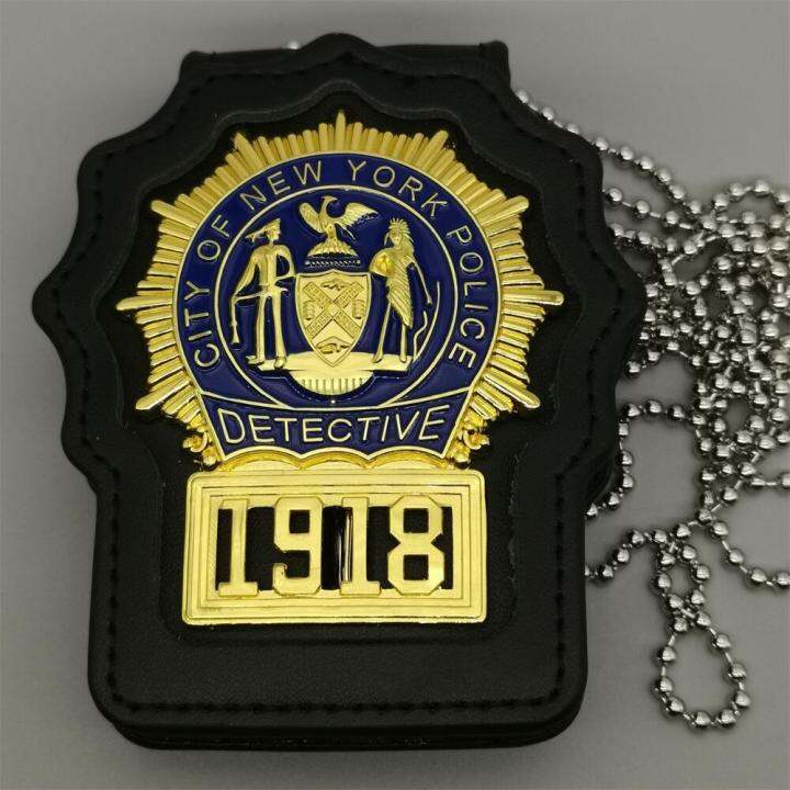 New York Golden M Badge FBI Certificate Fbi Badge Memorial Medal Badge ...