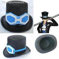 【hot】❉☊  Anime Piece Flat Hat Preto Acessórios Prop