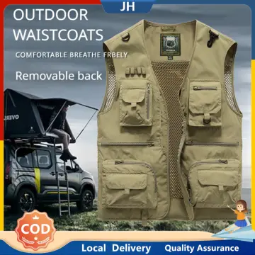 Thin Outdoor Quick Drying Sleeveless Jacket Pography Fishing Multi