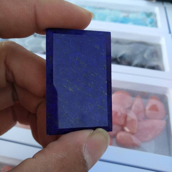 สร้อยคอ-lapis-lazuli-สี่แฉกทรงสี่เหลี่ยมผืนผ้าใหม่