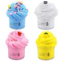 4PCS Colorful Mixing Cloud Cotton Candy Slime Soft And Non-Sticky Kids DIY Toy