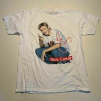 VTG 90s NICK Carter Backstreet Boys เสื้อยืดพิมพ์ขนาด XL