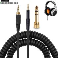 OFC Replacement Spring Coiled 6.35mm Aux Cable Extension Cord for Sennheiser Neumann NDH 20 30 Headphones  Cables