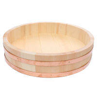 1pc Japanese Style Sushi Rice Bucket Kitchen Wood Korean Mixing Rice Bucket Wooden Rice Bowl Kitchen Accessories