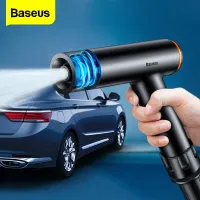 ปืนฉีดน้ำแรงดันสูง Baseus รถ น้ำแรงดันสูงเครื่องซักผ้า Turbo หัวฉีดสเปรย์กับท่อมือ Sprayer สำหรับบ้านสวนรถอุปกรณ์ทำความสะอาด