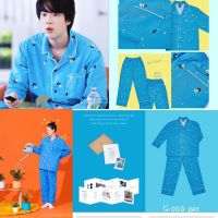 【JH】KPOP Jin Pajamas By Jin Bangtan Boy Summer Cute Cartoon Pajamas Set Kawaii Homewear Set Women ARTIST-MADE COLLECTION