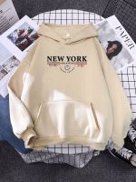 New York Womanhattan Brooklyn Trend Setter Hoody Womens Cartoon Fashion Hoodie Crewneck Loose Streetwear New Fleece Pullover Size Xxs-4Xl