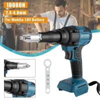 Hand Riveter Brushless Rivet Nut Tool Heavy Duty Hand Riveter Manual Rivet Machine Kit With 4 Rivet Head Sturdy Durable Pop Rivet Tool Kit Electric Rivet Machine Tool For Car Manufacturer