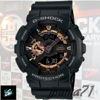 นาฬิกาข้อมือCasioGShock รุ่น GA-110RG-1A(Rose gold and Black) (ราคานี้ไม่มีกล่อง)