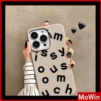 Mowin - เข้ากันได้สำหรับ เคสไอโฟน เคสไอโฟน11 เคส iphone 11 Candy เคสโทรศัพท์เคส TPU นุ่มกันกระแทกป้องกันกล้องตัวอักษรภาษาอังกฤษแบบง่ายเข้ากันได้กับ iPhone 13 Pro max 12 Pro Max 11 xr xs max 7 8