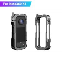 Aluminum Alloy Rabbit Cage For insta360 X3 Protective Frame Cold Shoe Interface Shell Case For Insta360 One X3 Camera Accessory