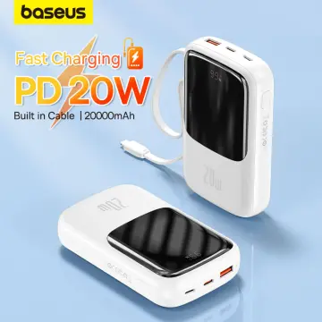Baseus 100W Power Bank 20000mAh USB PD Fast Charging Powerbank External  Battery