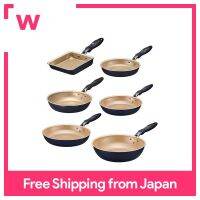 [evercook] Lightweight Non-stick Frying Pan Navy Blue GAS EGFP13NV - 28NV | Gas, Heater Cooker / DOSHISHA