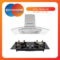 DYNAHOME ชุดเซ็ทเครื่องดูดควันและเตาแก๊ส  DYNAHOME SET  DH-0390-H + DF-922