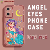 Jinsouwe เคส Oppoa36เคสโทรศัพท์สำหรับ A36 OPPO สำหรับเด็กหญิงเด็กชายปลอกการ์ตูนเจ้าหญิงฝาหลังยางนุ่ม