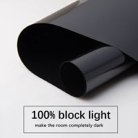 Black Light Blocking Window Film Privacy UV Protection Darken Window Stickers Vinyl for Home Stained Glass Self Adhesive Tint Window Sticker and Films