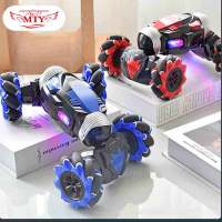 4WD ใหม่ RC 2.4G ไฟดนตรีแบบเหนี่ยวนำท่าทางวิทยุติดรถยนต์ Mobil Remote Control การแสดงผาดโผนของเล่นสำหรับของขวัญวันเกิดเด็ก