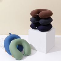 【CW】 Soft U Shaped Slow Rebound Memory Foam Neck for Office Flight Cotton Rest Cushion