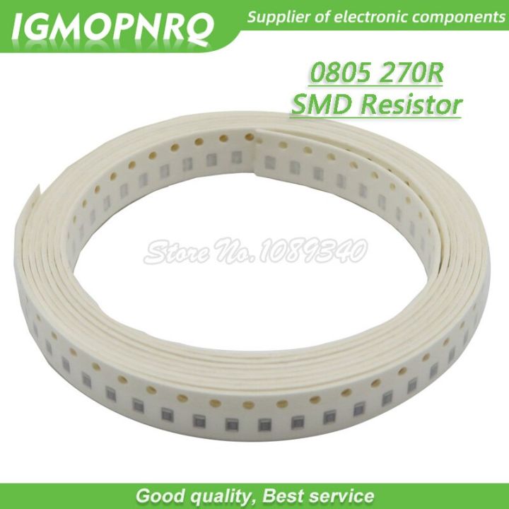 300pcs 0805 SMD Resistor 270 ohm Chip Resistor 1/8W 270R ohms 0805 270R
