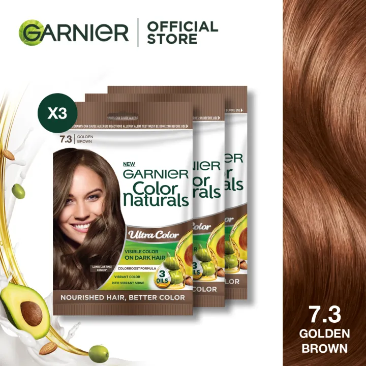 Garnier Color Naturals Set of 3 ( Golden Brown) – Haircolor | Lazada PH
