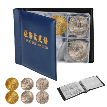 480 Coin Collection Book Holder Album Pockets Coins Display Money Storage  Folder