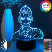 Anime Tokyo Revengers Hanagaki Takemichi Figure Night Light Gift For Kids Child Home Bedroom Decor Led 3d Manga Lamp Desk Lamp