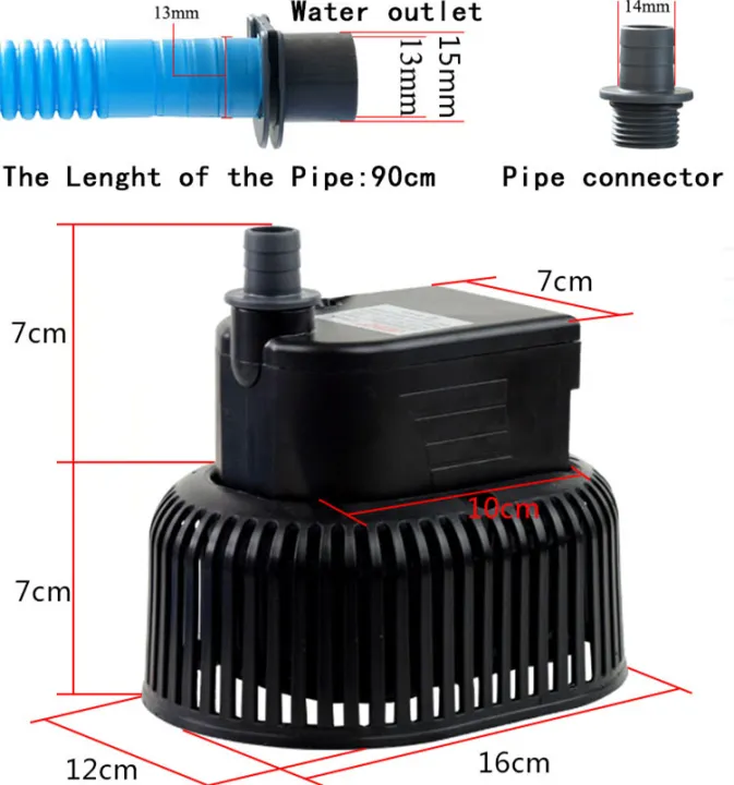 JEBO Aquarium Water Pump 30W Submersible Pump Auto Filter Clean the